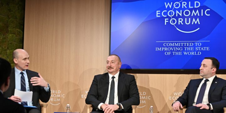 Prezident İlham Əliyev Dünya İqtisadi Forumu çərçivəsində keçirilən panel iclasında iştirak edib
