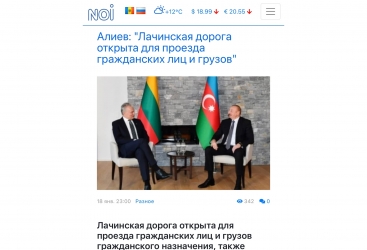 Prezident İlham Əliyevin Dünya İqtisadi Forumunda iştirakı Moldovanın aparıcı KİV-lərində