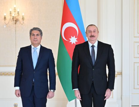 Prezident İlham Əliyev Yunanıstanın Azərbaycanda yeni təyin olunan səfirinin etimadnaməsini qəbul edib