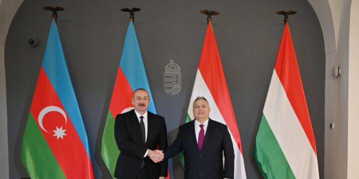 Azərbaycan Prezidenti İlham Əliyevin Macarıstanın Baş naziri Viktor Orban ilə məhdud tərkibdə görüşü olub