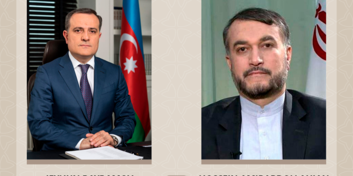 Ceyhun Bayramovla İran xarici işlər naziri arasında telefon danışığı olub