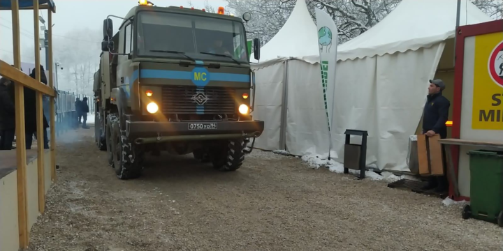 Sülhməramlılara aid 2 hərbi avtomobil Laçın yolundan keçib