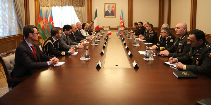 Azərbaycanla İtaliya hərbi təlim və təhsil sahəsində əməkdaşlıq sənədi imzalayıblar