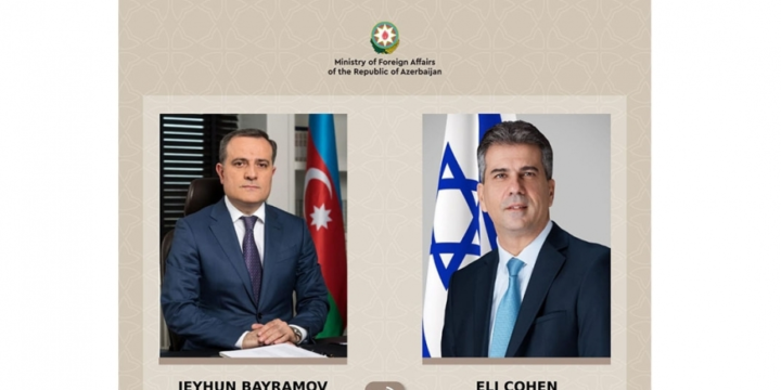 Azerbaijani, Israeli FMs talk over phone