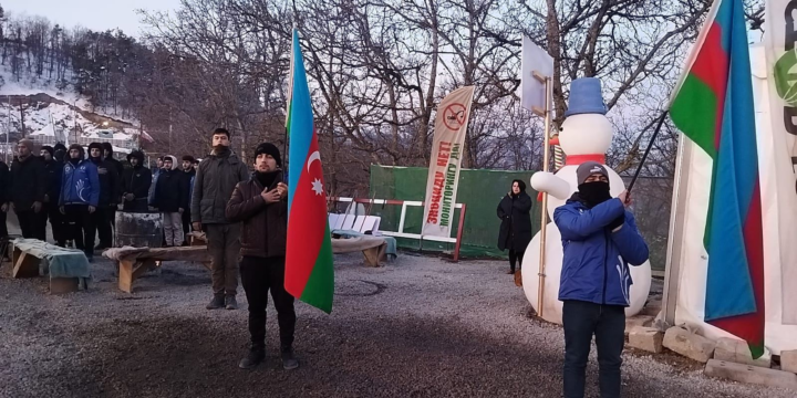 Laçın-Xankəndi yolunda etirazlar 38 gündür davam edir