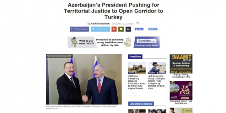 ABŞ mətbuatı Azərbaycan Prezidentinin Qərbi Azərbaycan icması ilə görüşündən yazıb