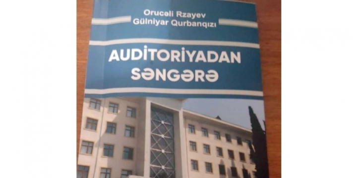 Şəhid tələbələrə həsr edilən “Auditoriyadan səngərə” kitabının təqdimatı olub