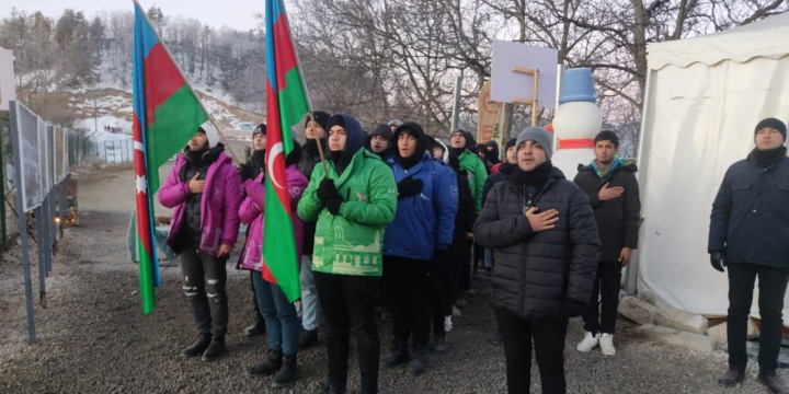 Laçın-Xankəndi yolunda etirazlar 45 gündür davam edir