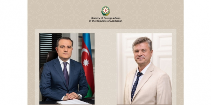 FM Bayramov informs his Estonian counterpart about illegal exploitation of Azerbaijan`s natural resources