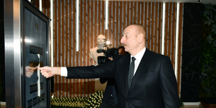 President Ilham Aliyev attended inauguration of “Baku SME house” 