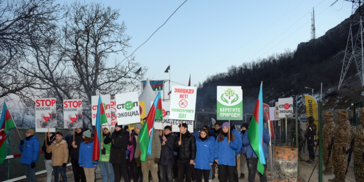 Peaceful protests of Azerbaijani eco-activists on Lachin–Khankendi road enter 50th day