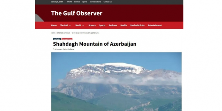 The Gulf Observer: Azerbaijan’s Shahdagh Mountain – popular destination for hikers and climbers, home to rich flora and fauna