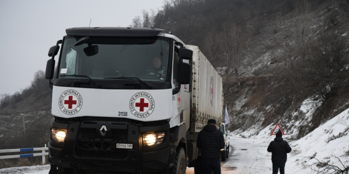 Four ICRC vehicles drove to Lachin without hindrance