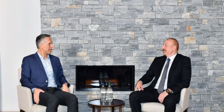 President Ilham Aliyev met with Chief Executive Officer of Signify in Davos