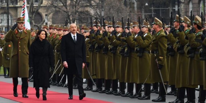 Official welcome ceremony was held for President Ilham Aliyev in Budapest