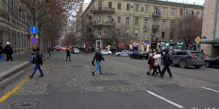 Azadlıq prospektinin bir hissəsində aparılan təmir işləri yekunlaşıb