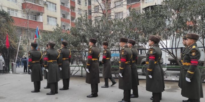 Şəhid Orxan Əsgərovla vida mərasimi keçirilir