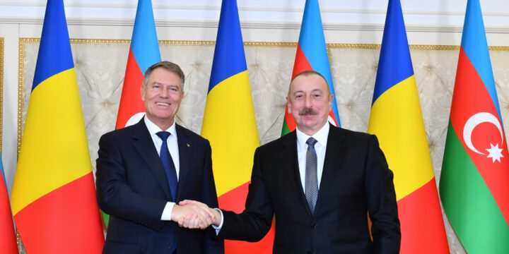 Presidents of Azerbaijan and Romania made press statements