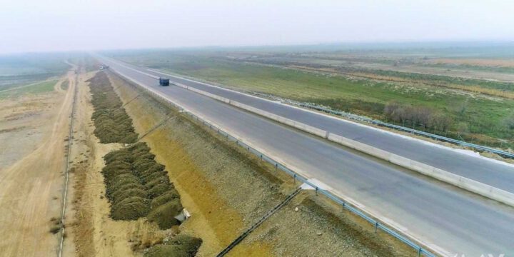 Yeni magistral avtomobil yolunun tikintisi tamamlanmaq üzrədir