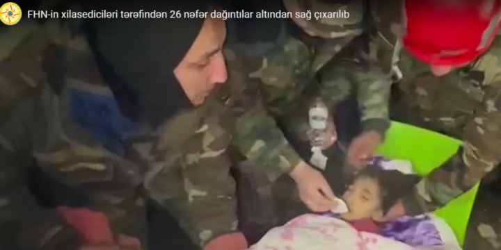 Azerbaijani rescuers pull 26 people alive from quake rubble in Türkiye’s Kahramanmaras