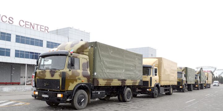 Qardaş Türkiyəyə qış səhra çadırları göndərilib