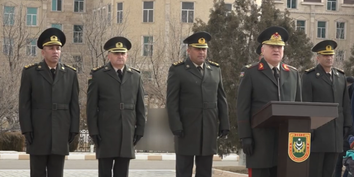 Naxçıvanda gənc əsgərlərin andiçmə mərasimi keçirilib