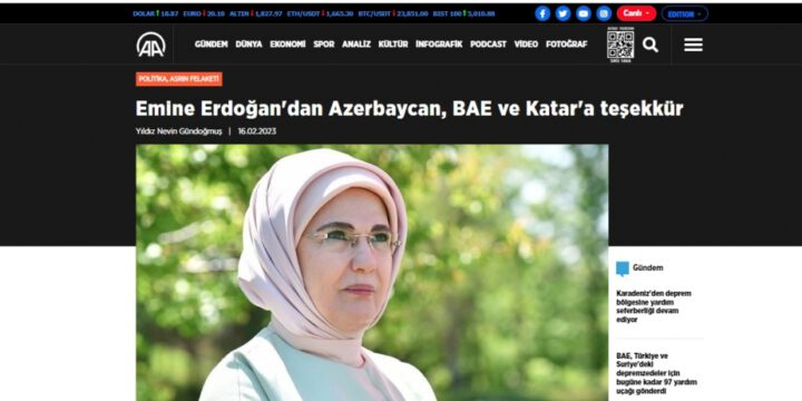 Azərbaycanın qardaş ölkəyə yardımları Türkiyə mediasının diqqət mərkəzindədir