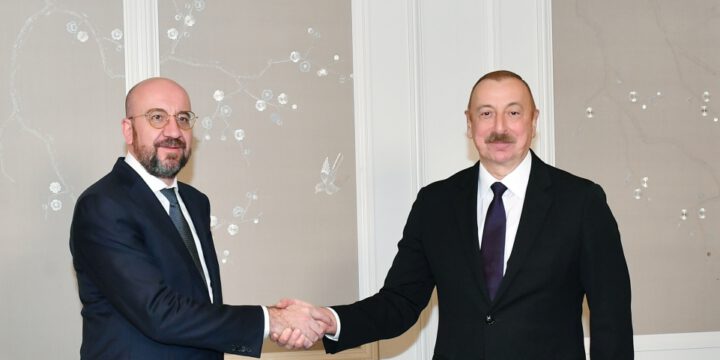 President Ilham Aliyev met with President of European Council in Munich