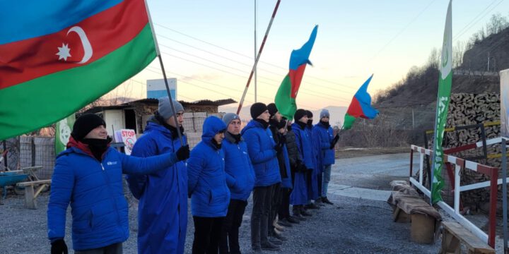 Peaceful protests of Azerbaijani eco-activists on Lachin–Khankendi road enter 71st day