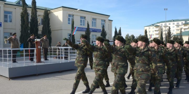 FHN-in Mülki müdafiə qoşunlarında andiçmə mərasimi keçirilib