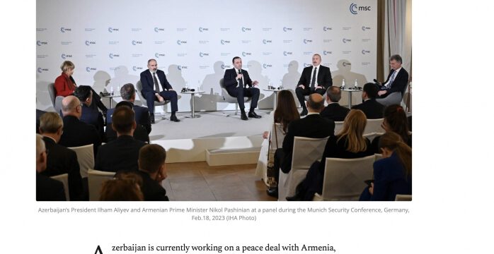 Azərbaycan Prezidentinin Münxen Təhlükəsizlik Konfransında iştirakı beynəlxalq mətbuatın diqqətindədir