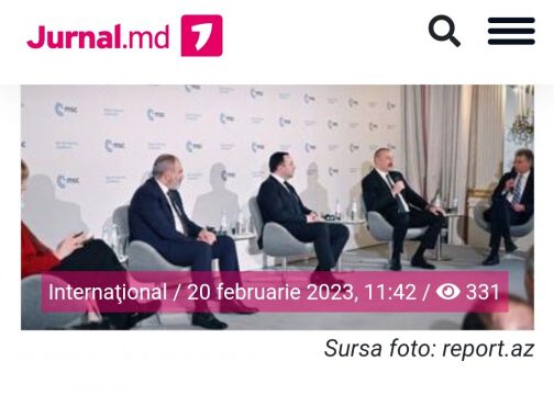 President Ilham Aliyev`s participation at Munich Conference grabs headlines of Moldovan media