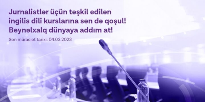 “Azercell” jurnalistləri növbəti ingilis dili kurslarına qoşulmağa dəvət edir