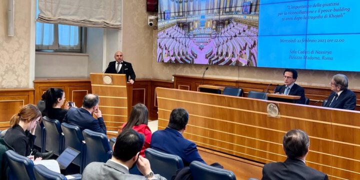 İtaliya Senatında Xocalı soyqırımı qurbanlarının xatirəsi anılıb