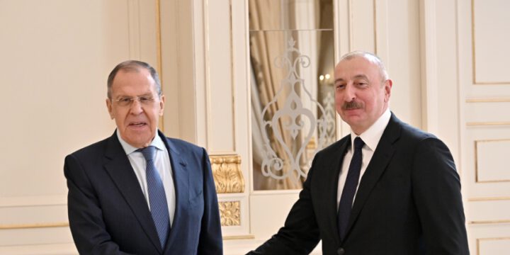Azərbaycan Prezidenti İlham Əliyev Rusiyanın xarici işlər naziri Sergey Lavrovu qəbul edib