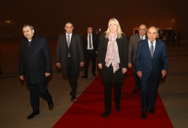 Chairwoman of Presidency of Bosnia and Herzegovina arrives in Azerbaijan