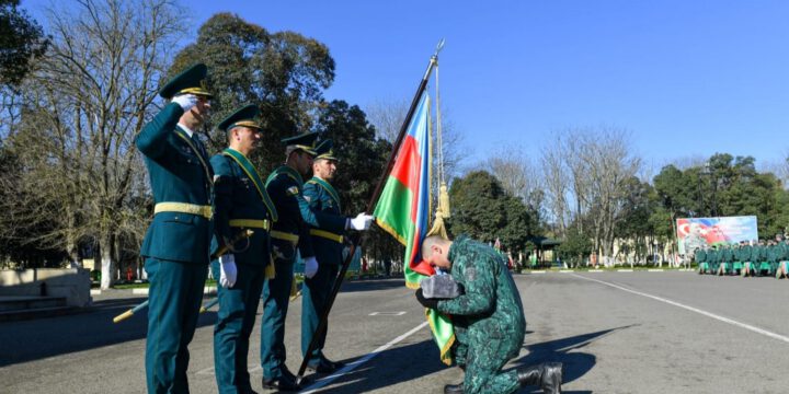 DSX-nin hərbi hissələrində gənc əsgərlərin andiçmə mərasimi keçirilib