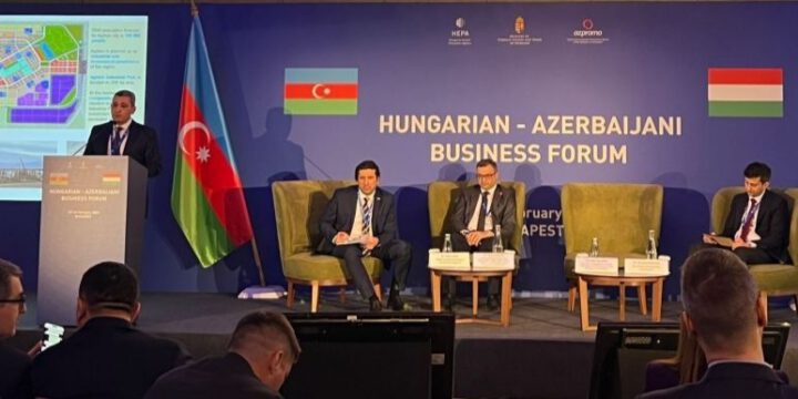 Azad edilmiş ərazilərdə aparılan şəhərsalma fəaliyyəti Azərbaycan-Macarıstan Biznes Forumunda müzakirə edilib