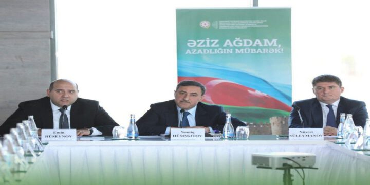 Ağdamda İdarələrarası Mərkəzin Şəhərsalma məsələləri üzrə İşçi Qrupunun iclası keçirilib
