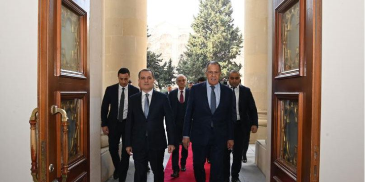 Azərbaycan və Rusiya xarici işlər nazirlərinin görüşü başlayıb