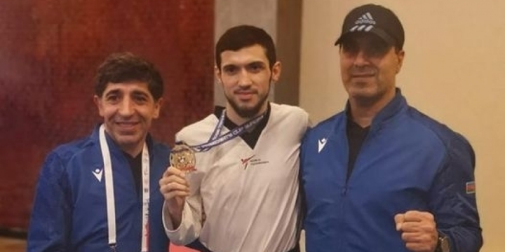 Azerbaijani taekwondo fighter wins gold at President`s Cup in Turkiye