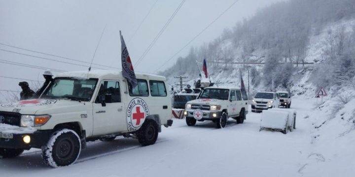 BQXK-nın avtomobilləri Laçın istiqamətinə maneəsiz keçib