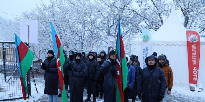 Peaceful protests of Azerbaijani eco-activists on Lachin–Khankendi road enter 60th day