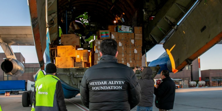 On Azerbaijani First Vice-President`s instructions, humanitarian aid sent by Heydar Aliyev Foundation delivered to quake-hit Türkiye