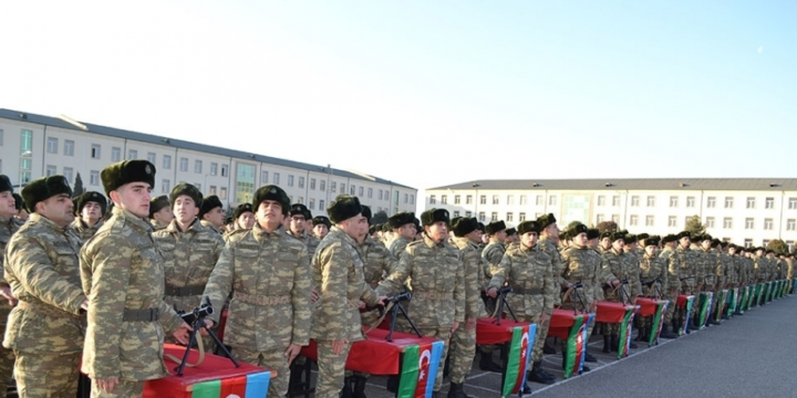 Azerbaijan Army holds military oath-taking ceremonies for young soldiers