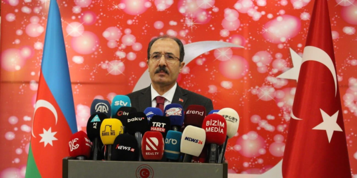 Türkiyənin Azərbaycandakı Səfirliyində brifinq keçirilir