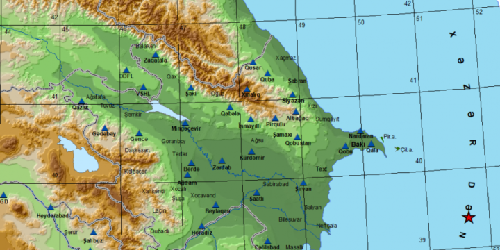 Earthquake shakes Caspian Sea