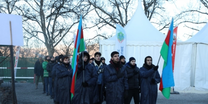 Peaceful protests of Azerbaijani eco-activists on Lachin–Khankendi road enter 69th day