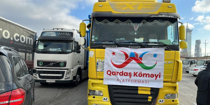 Azərbaycandan Türkiyəyə göndərilən humanitar yardımın həcmi açıqlanıb