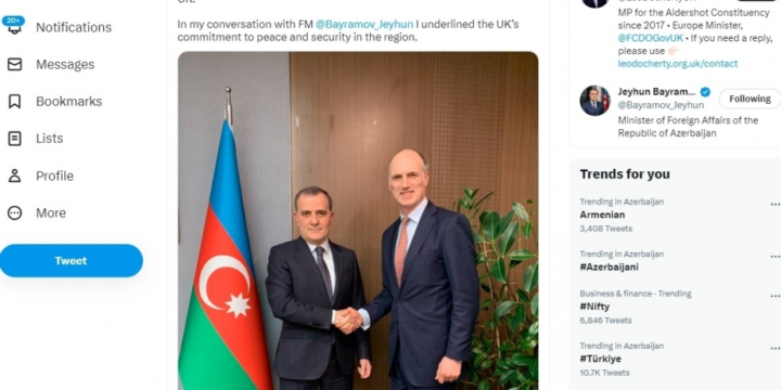 Leo Docherty: Azerbaijan is an important trade and energy partner of UK